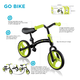 Globber GO BIKE Balance Bike (ages 2-5) green