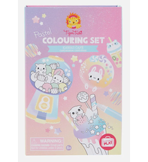 Tiger Tribe Kawaii Cafe Pastel Colouring Set (5+)