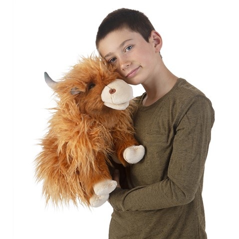 Folkmanis Highland Cow Stage Puppet