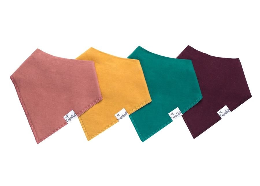 Copper Pearl Copper Pearl Bandana Bibs (4-pack)