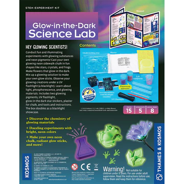 Thames & Kosmos Glow-in-the-dark Science Lab (8+)