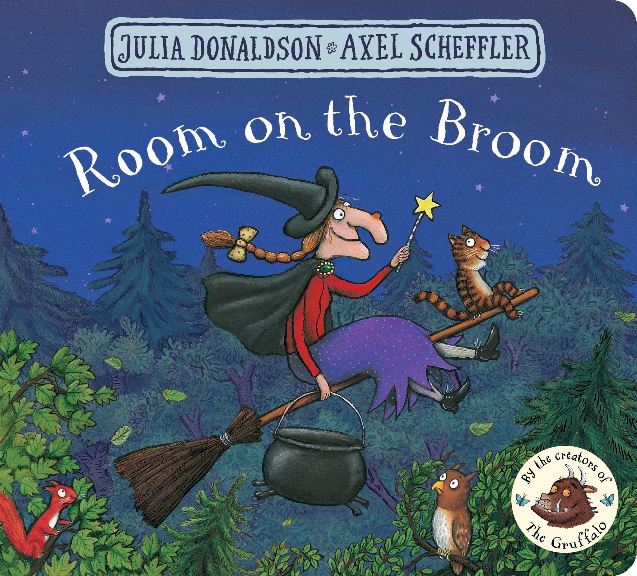 Room on the Broom  boardbook by Julia Donaldson (4+)