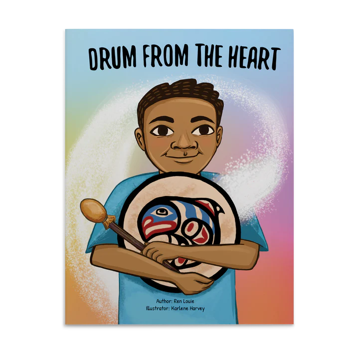 Medicine Wheel Education Drum from the Heart by Ren Louie (4+)