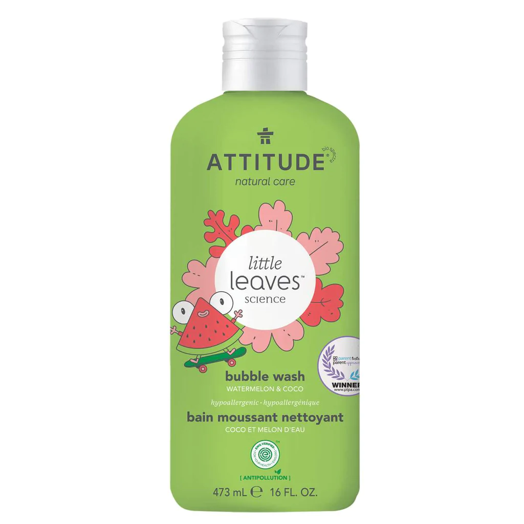 Attitude Attitude Little Leaves Bubble Wash - Watermelon & Coconut