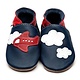 Inch Blue Soft-soled Baby Shoes