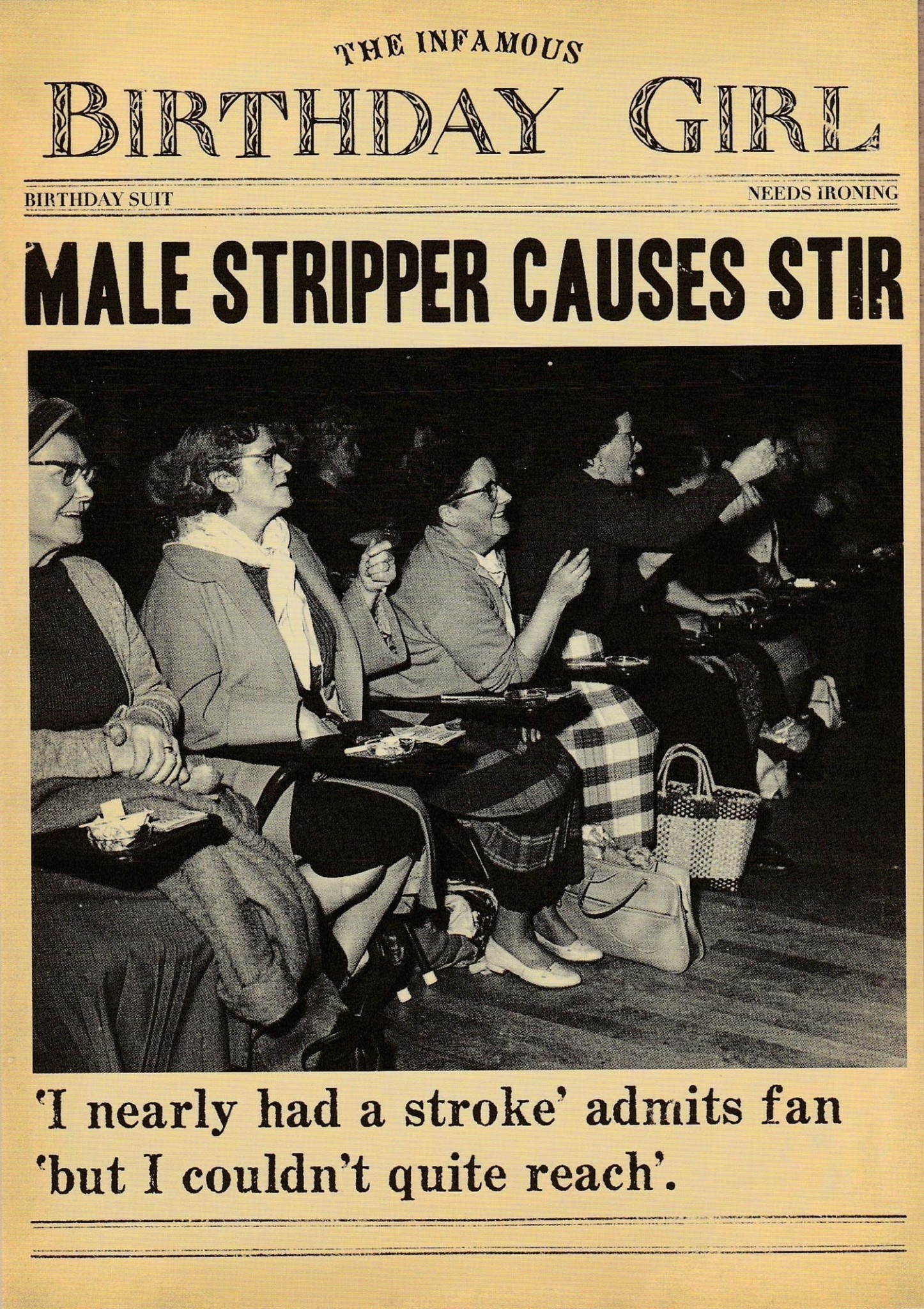 Male Stripper Causes Stir