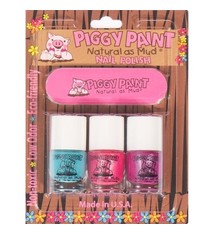 Piggy Paint 3-pk Piggy Paint + nail file (.35ml each)