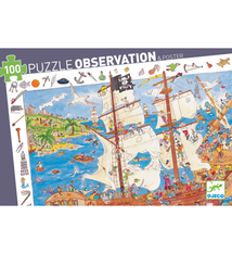 djeco Observation Puzzle (100 pcs) - Pirates (5+)