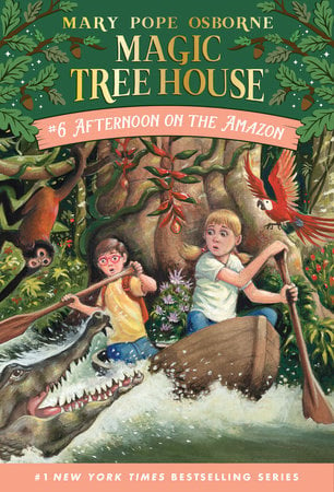 Magic Tree House by Mary Pope Osborne (ages 6-9)