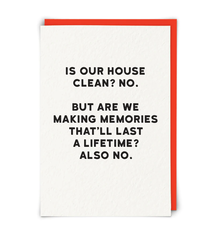 Redback Cards Is our house clean? No.