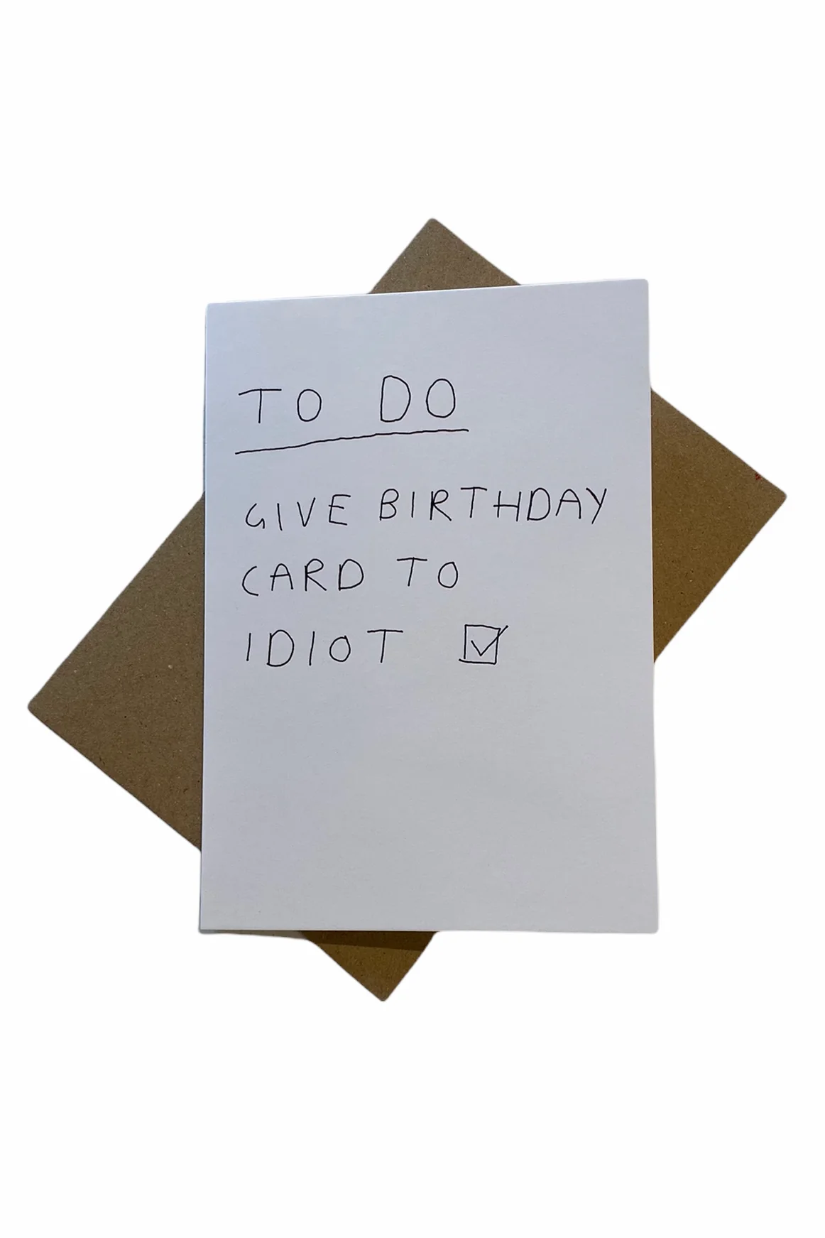 Redback Cards Give Birthday Card to Idiot