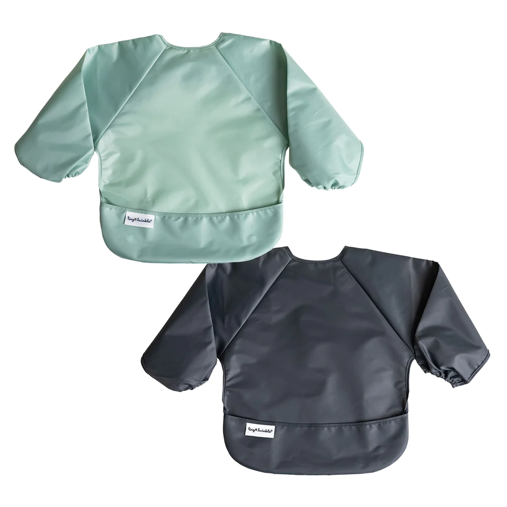 Tiny Twinkle Tiny Twinkle long-sleeved bib 2-pk (6-24 months)