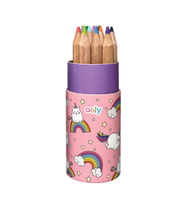 OOLY draw 'n' doodle 12 mini colored pencils + sharpener (4+)