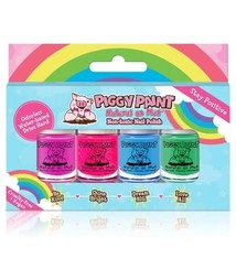 Piggy Paint Piggy Paint 4 pc Rainbow Nail Polish Set .48 fl. oz.
