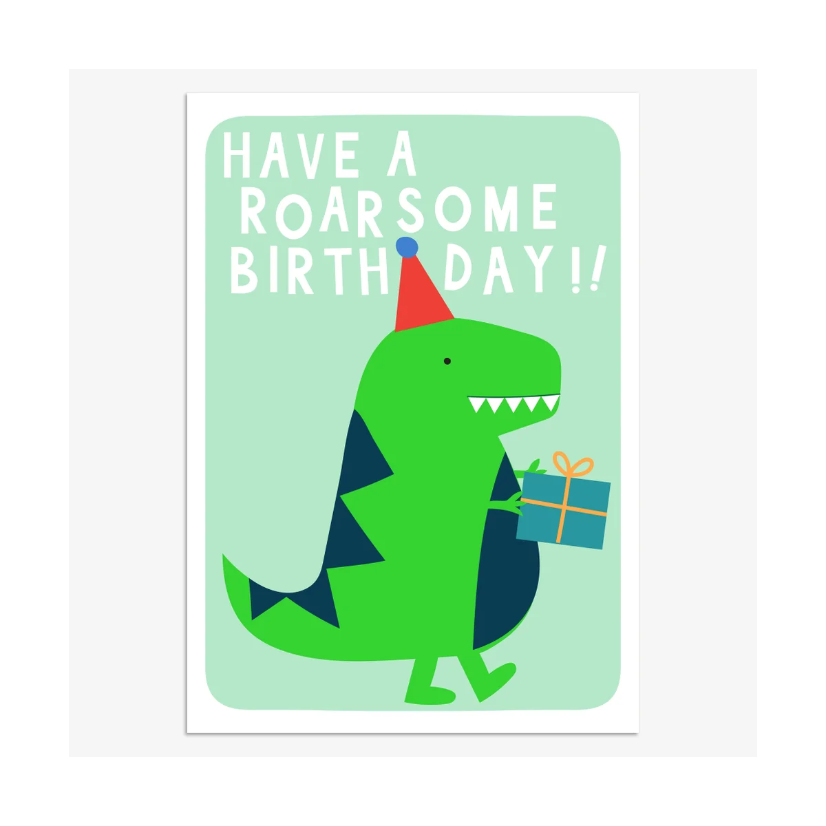 Have a Roarsome Birthday (dinosaur)