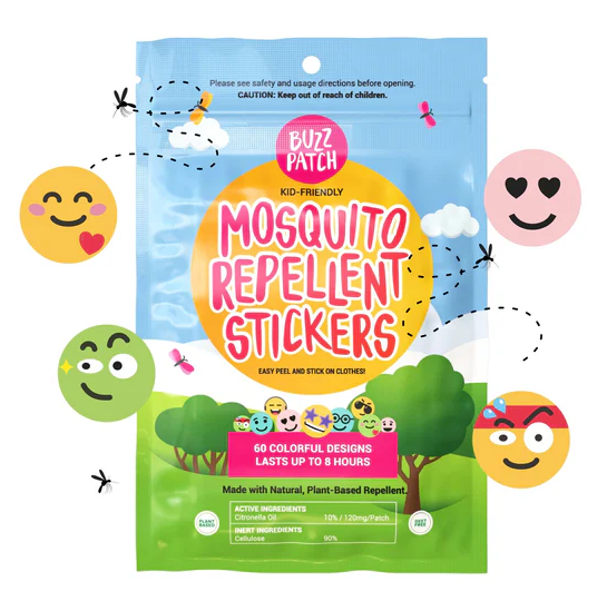 Natural Patch NATPAT mosquito repellent stickers - 60-pack (0+)