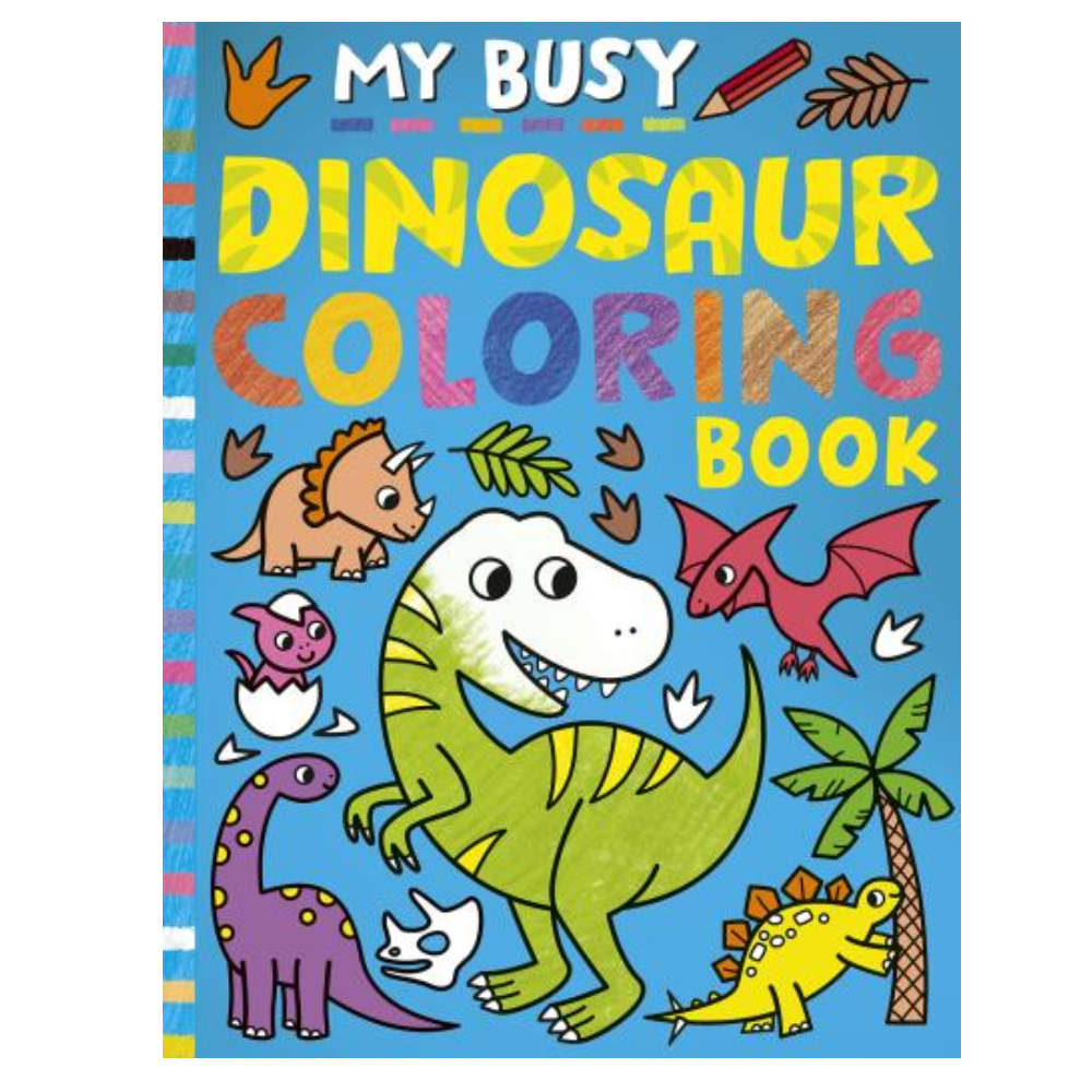 My Busy Dinosaur Coloring Book (3+)