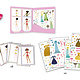 djeco Dresses Through the Seasons Dress-Up Doll reusable Sticker set (ages 5-8)