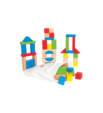 Hape Maple Building Blocks by Hape (50pcs+storage bag) (1+)