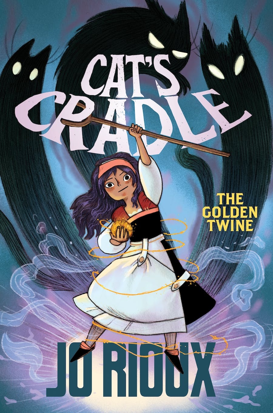 Cat's Cradle: The Golden Twine by Jo Rioux (#1) (8+)