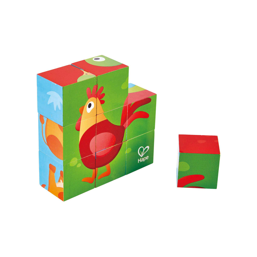 Hape Farm Animal Block Puzzle (age 2+)