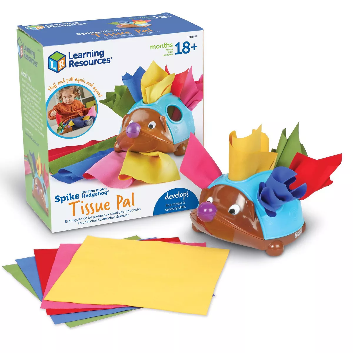 Learning Resources Spike: the Fine Motor Hedgehog Tissue Pal (18m+)