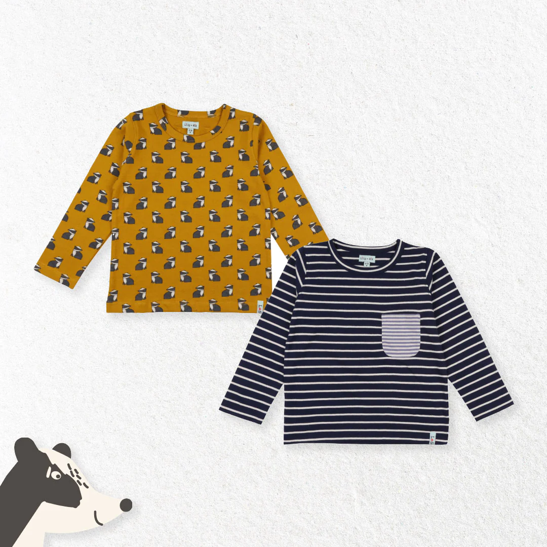 Lilly + Sid Lilly + Sid Badger Stripe Tops