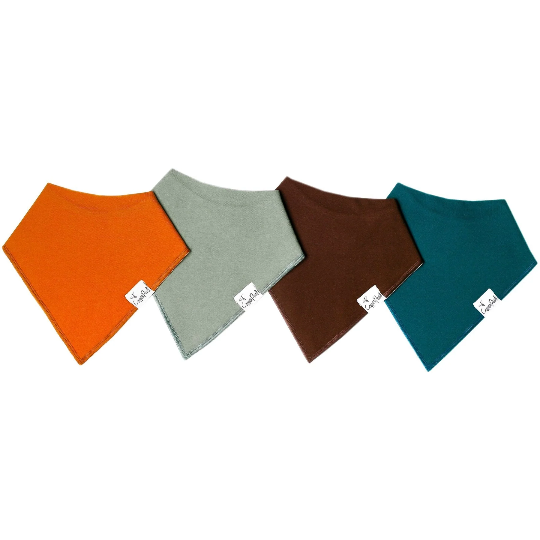 Copper Pearl Copper Pearl Bandana Bibs (4-pack)