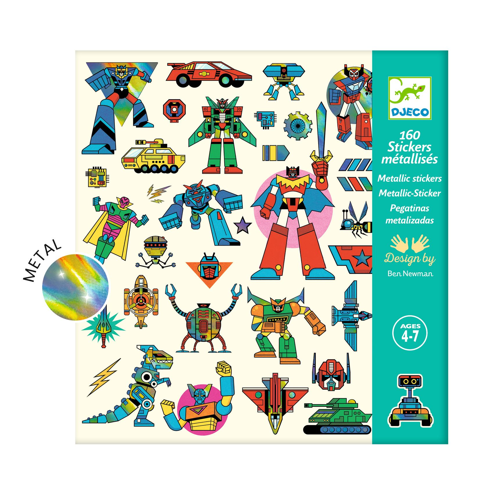 djeco 160 sticker set (ages 4-7)