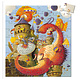 djeco Valiant and the Dragons Silhouette Puzzle (54 pcs)