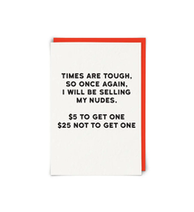 Redback Cards Times are tough...