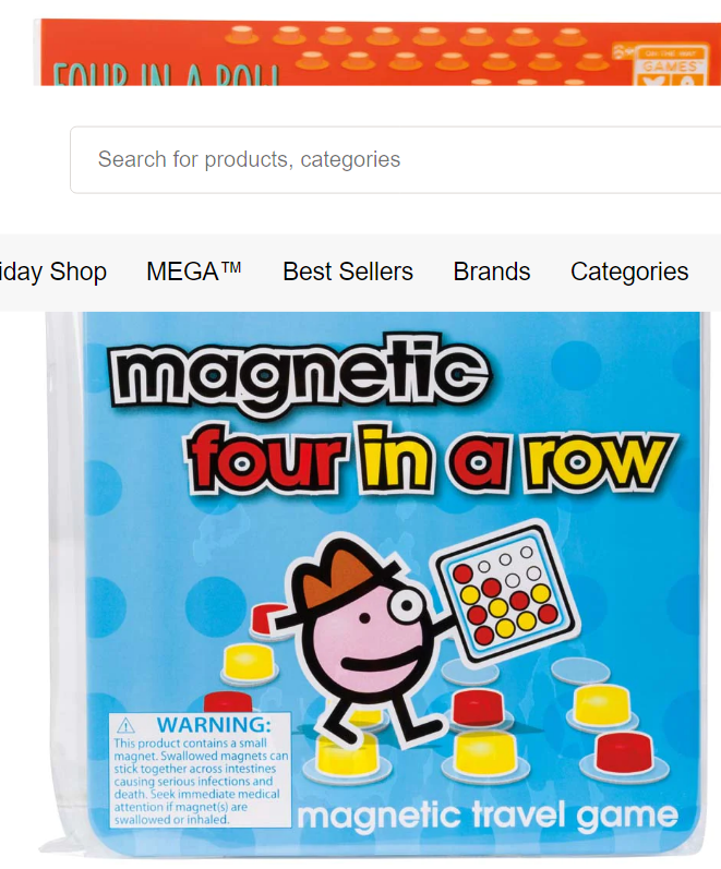 goplay Magnetic Four in a Row (6+)