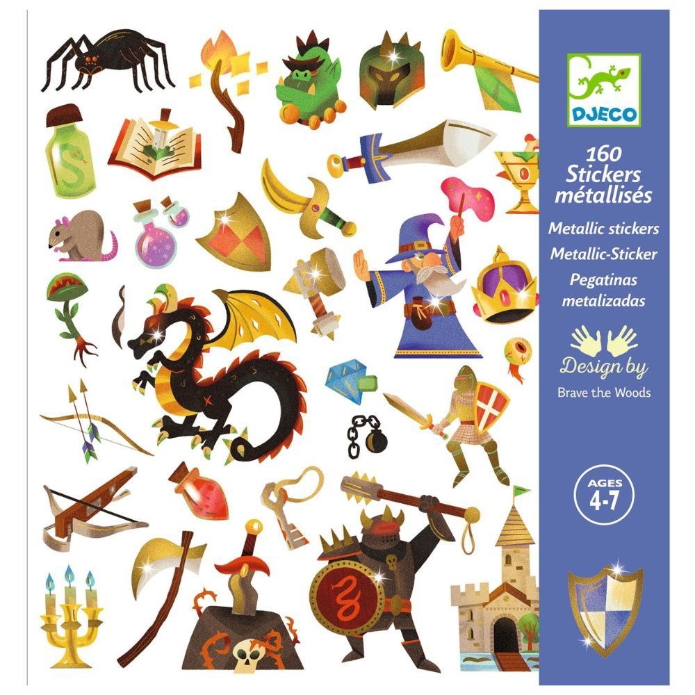 djeco 160 sticker set (ages 4-7)