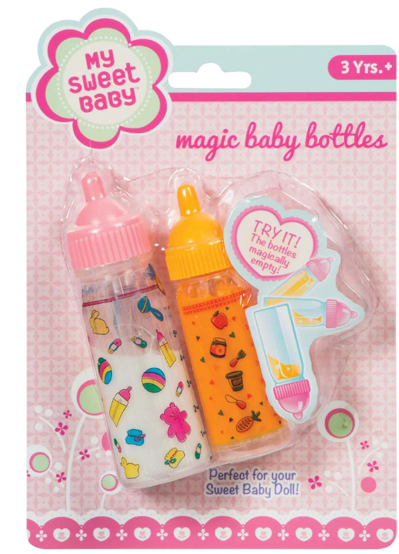 Toysmith Magic Baby Bottles (milk & juice) 3+