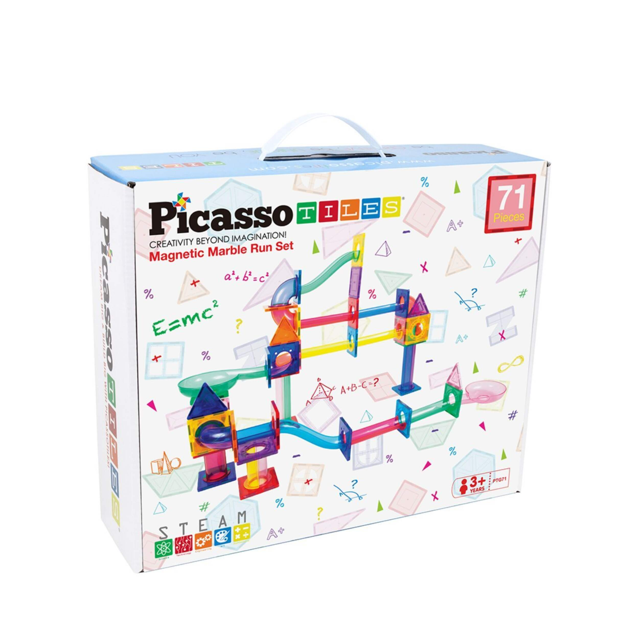 Picasso Tiles Magnetic Marble Run - 50 pcs (3+)