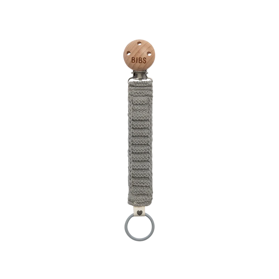 Bibs Bibs Knit Pacifier Clip (0+)