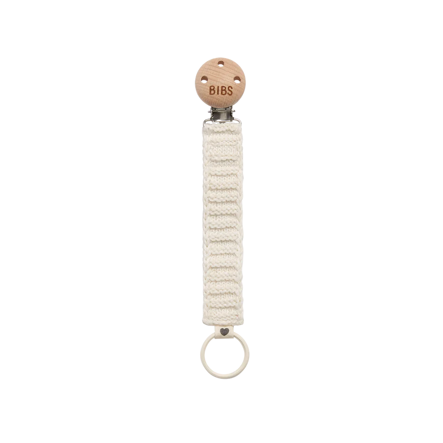 Bibs Bibs Ribbon Pacifier Clip (0+)