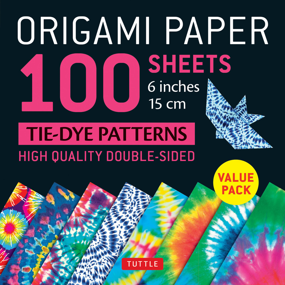 Tuttle Origami Paper: Tie-dye  (100 sheets)