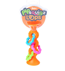 Fat Brain Toys pipSquigz loops - orange (6m+)