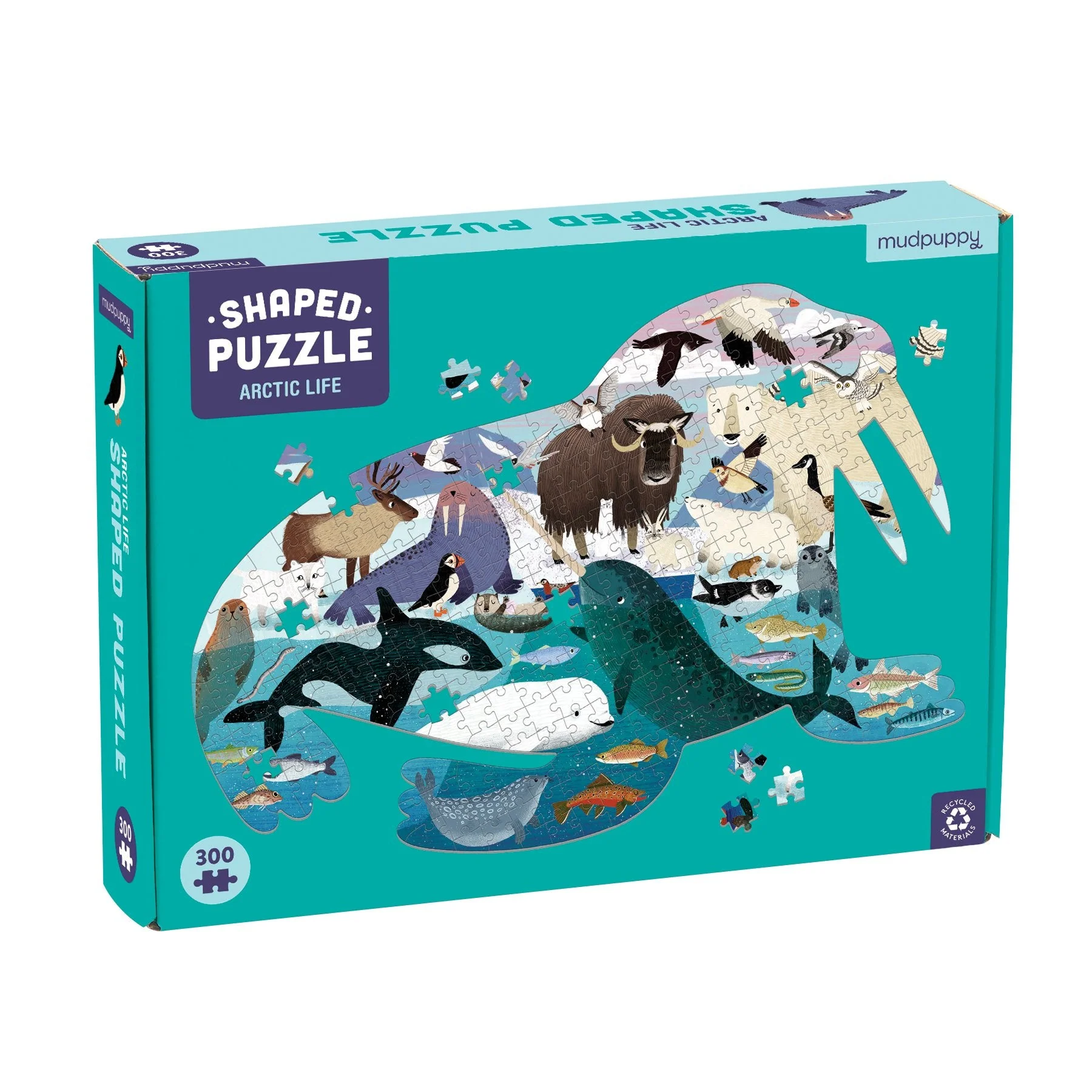 Mudpuppy mudpuppy Arctic Life  (300 pc shaped puzzle)