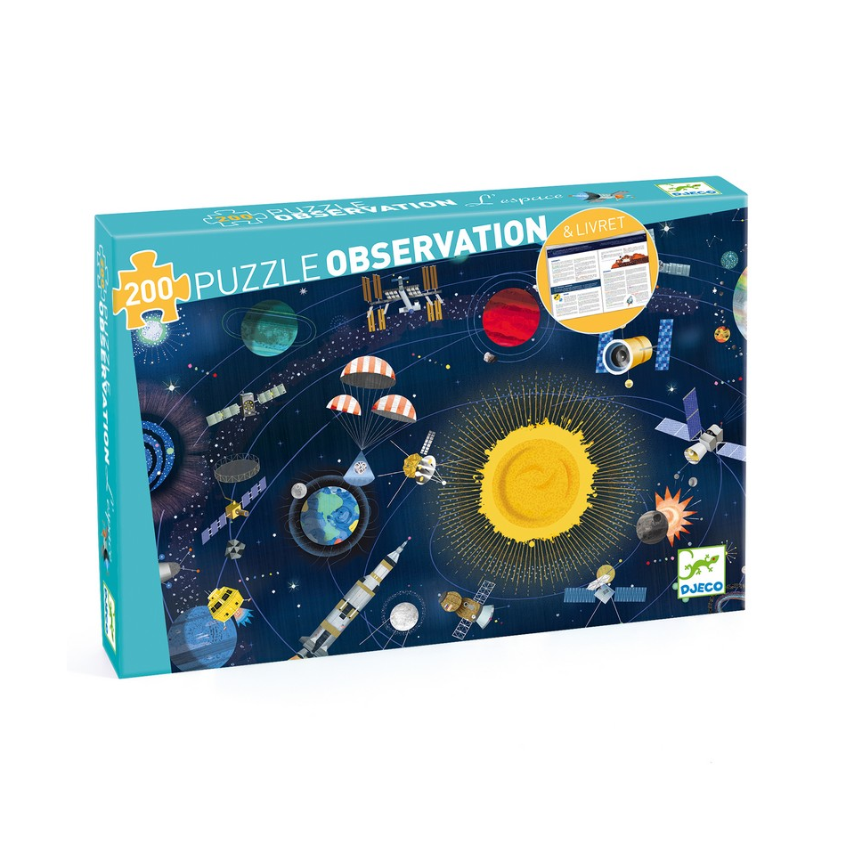 djeco Space Observation Puzzle (200 pieces)