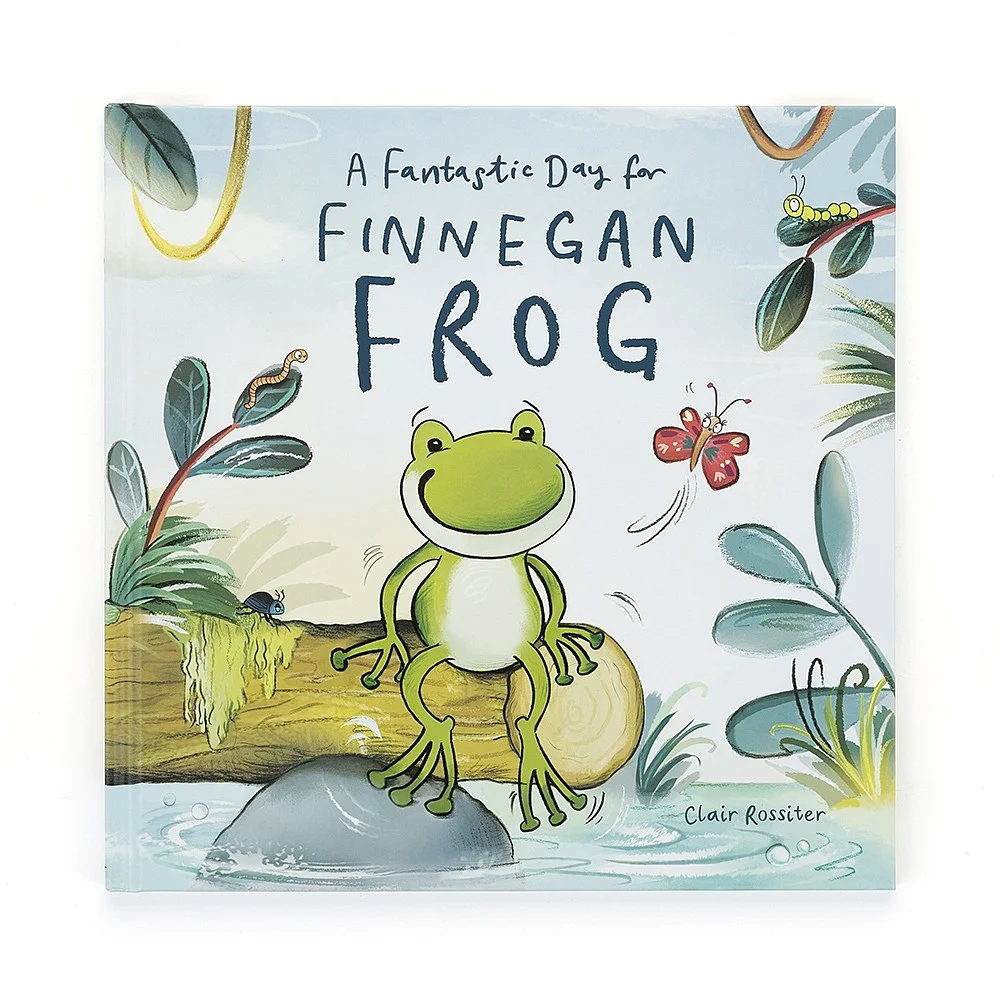 Jellycat A Fantastic Day for Finnegan Frog (1+)