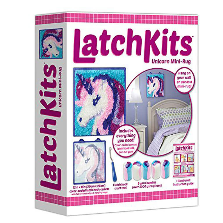 Kahootz LatchKits  Unicorn Mini-Rug kit 6+