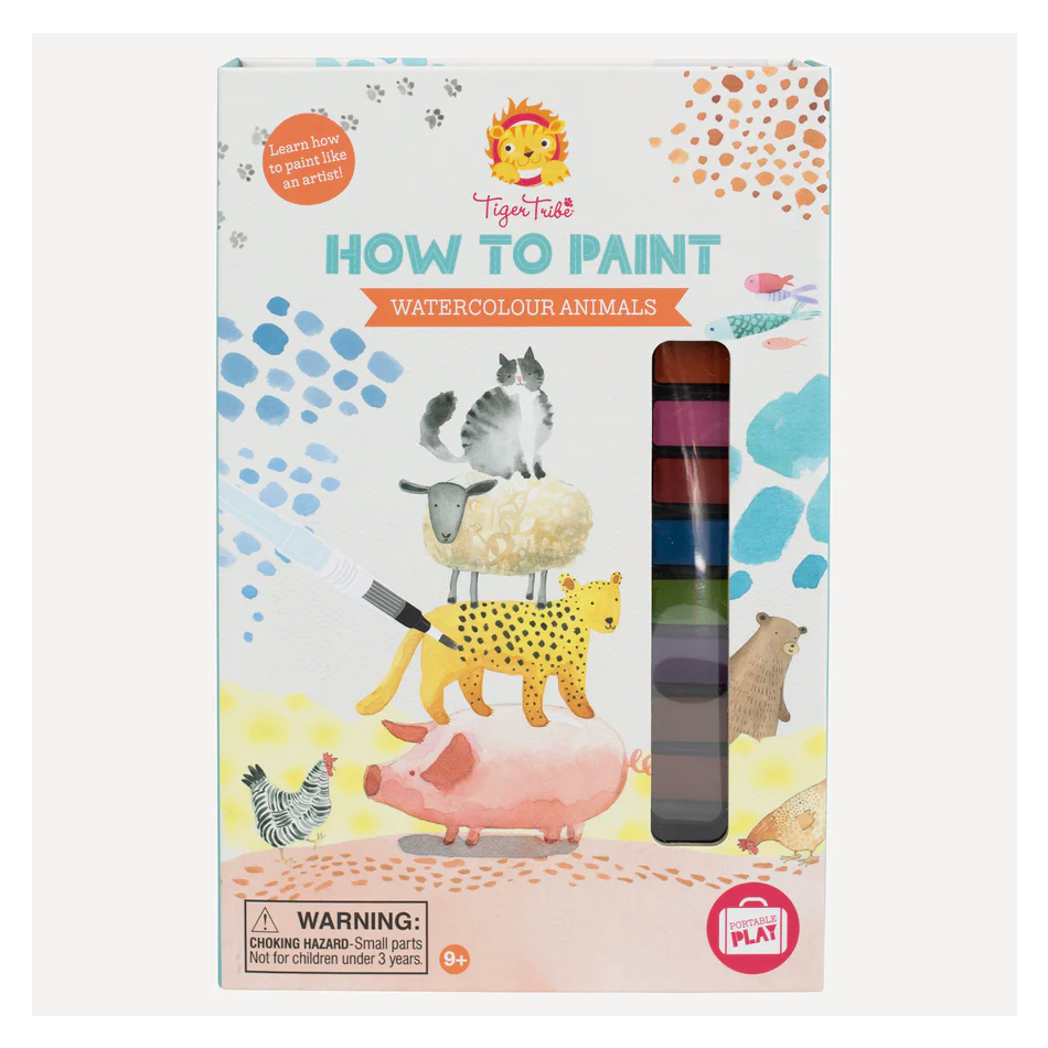 Tiger Tribe How To Paint Watercolour Animals (9+)