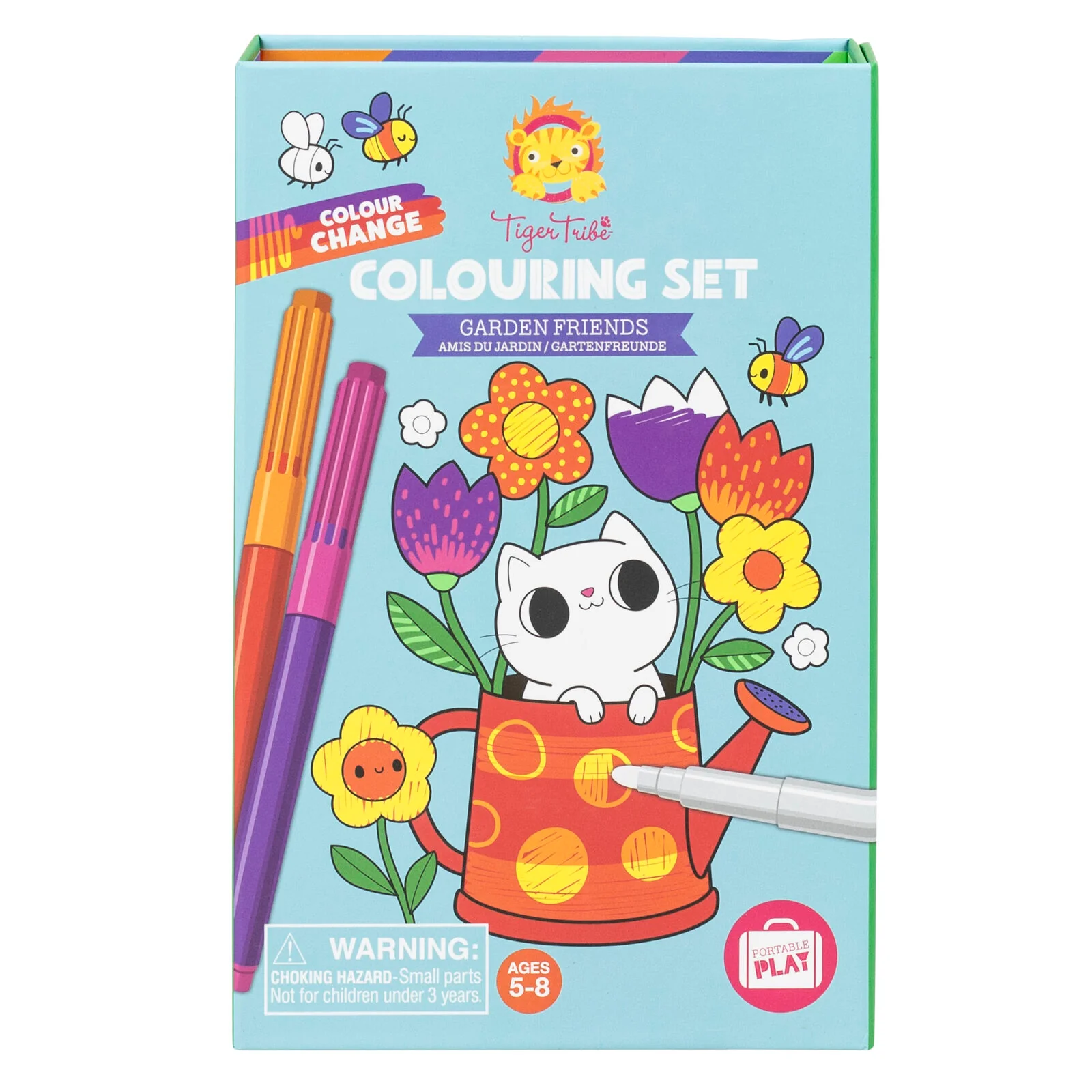 Tiger Tribe Tiger Tribe Colouring Set - Garden Friends (5+)