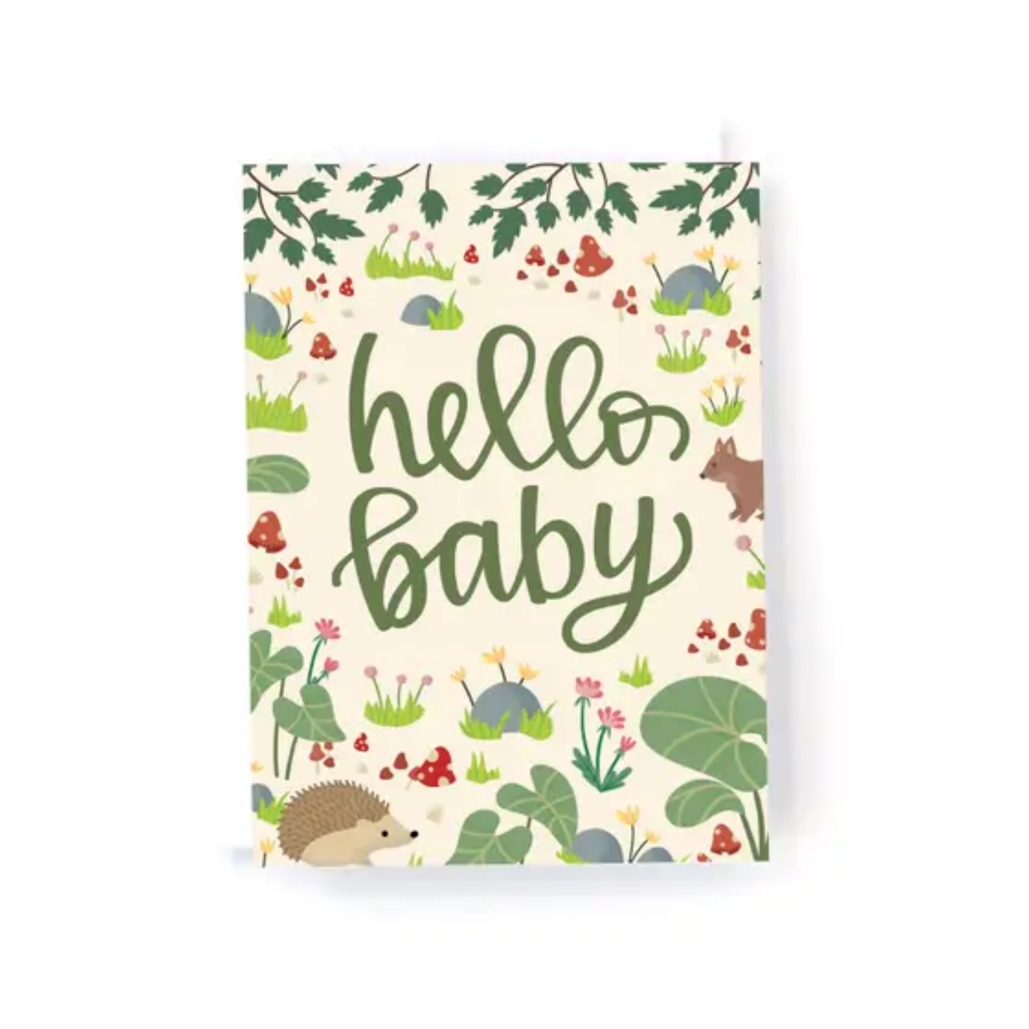 Pedaller Designs Hello Baby Woodland (mini card)