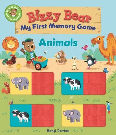 Nosy Crow Bizzy Bear My First Memory Game Book-Animals (2-5yrs)