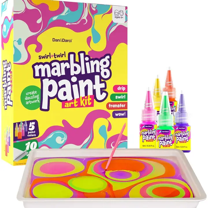 Dan&Darci Marbling Paint Art Kit (6+)