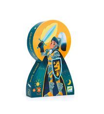 djeco Silhouette Puzzle (36 pcs) - Full Moon Knight (4+)
