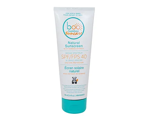 Green Beaver BooBamboo natural mineral sunscreen tube SPF40 (100 ml)